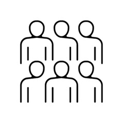 Pictogramme icones et logo groupe travail trace