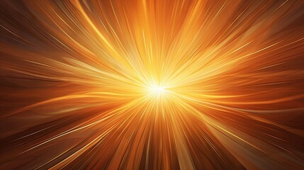 Obraz premium an orange and yellow background with a star burst in the center. generative ai