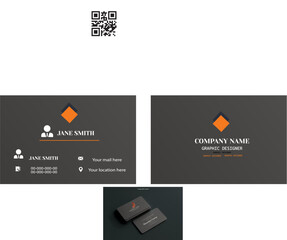 creative business card using adobe illustrator.