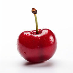 Photo of Cherry isolated on a white background
