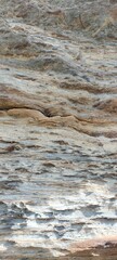 Textura de pared de roca, playa Portugal  - 643811722