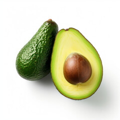 Photo of Avocado isolated on a white background