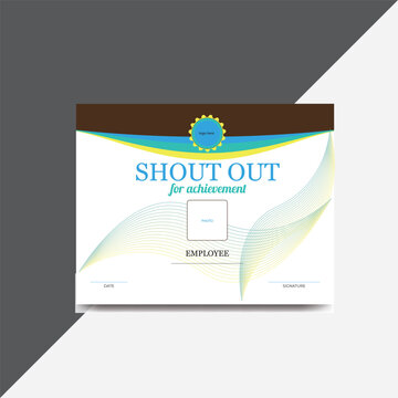 Certificate template