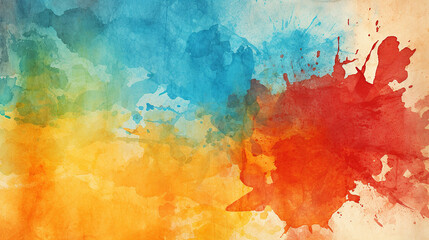 Fototapeta premium Free_vector_grunge_watercolor_background_using_paste