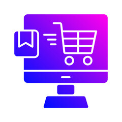 Online shopping icon
