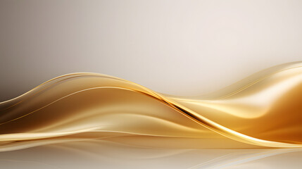 Abstract golden metallic wave band 
