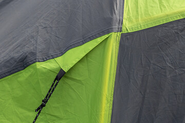 Close up shot of Color Stretcher for the camping tent outdoor