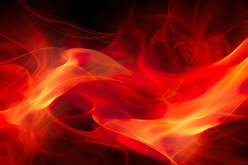 Abstract Fire Waves Background, Captivating and Energetic | Generative AI