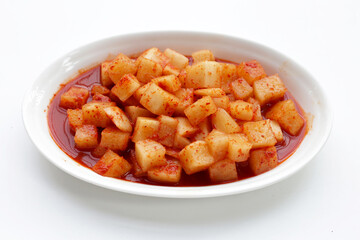 Daikon Kimchi. Tasty and spicy