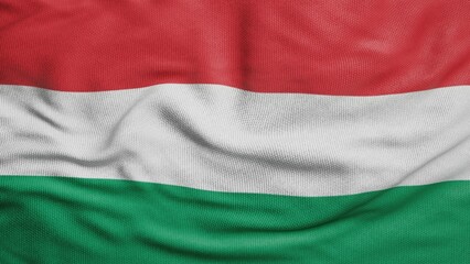 hungaria flag 3D wave texture