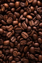 background full of coffee beans | Generative AI