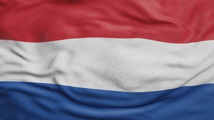 Netherland flag 3D wave texture
