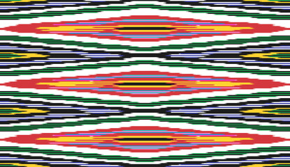Uzbek folk ornament. Fabric with a national seamless pattern.