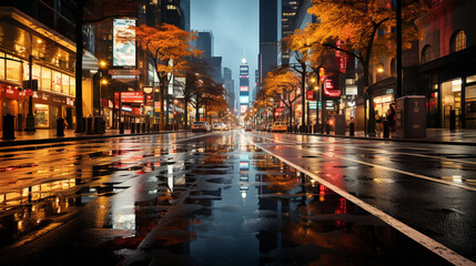 Fototapeta premium professional photo of downtown tokyo