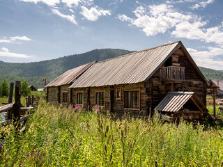 Obraz premium Hemu Village by Kanas Lake, Xinjiang