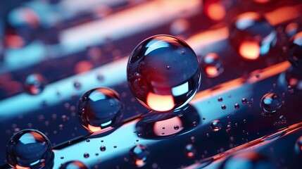 Thick and dense liquid transparent drops are an exce