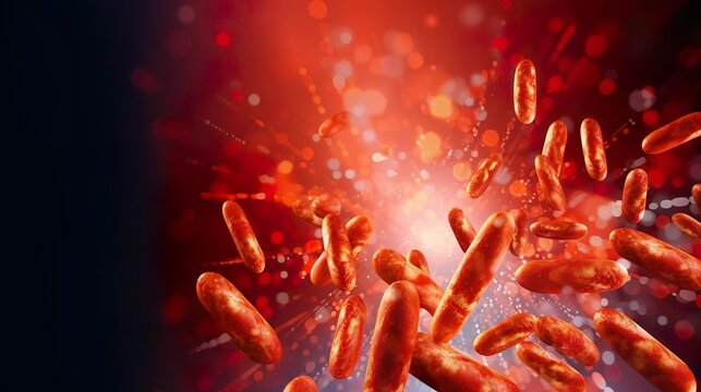 Oktoberfest bavarian sausages on the background