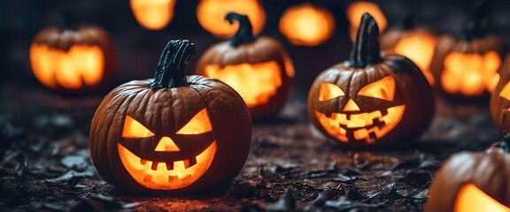 Halloween Background. Pumpkin to celebrate Halloween