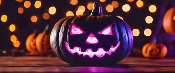 Halloween Background. Pumpkin to celebrate Halloween