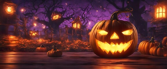 Halloween Background. Pumpkin to celebrate Halloween