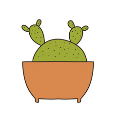 Hand drawn cactus plant