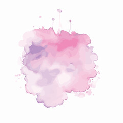 vector Soft watercolor splash stain background