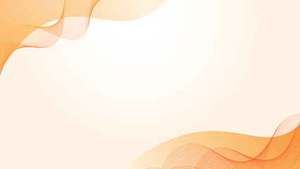 Abstract colorful orange curve background. dynamic orange background gradient, abstract creative scratch digital background, modern landing page concept vector, with line waves