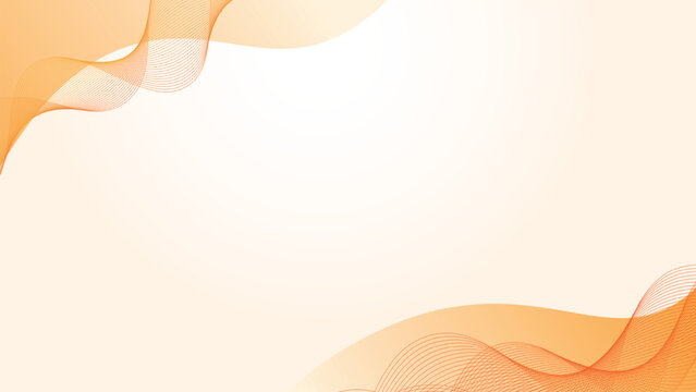 Abstract colorful orange curve background. dynamic orange background gradient, abstract creative scratch digital background, modern landing page concept vector, with line waves