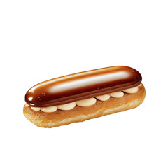Delectable Eclair Cake Beauty, Generative AI