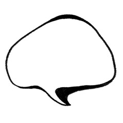 Speech bubble, Hand Drawn