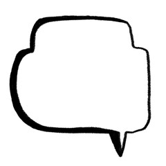 Speech bubble, Hand Drawn