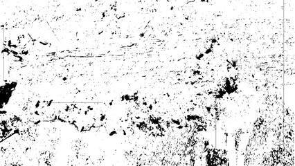 Scratched Grunge Urban Background Texture Vector. Dust Overlay Distress Grainy Grungy Effect. Distressed Backdrop Vector Illustration. Isolated Black on White Background. 