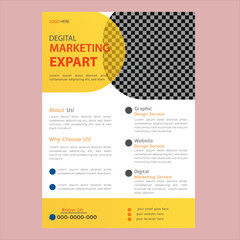 business flyer template design