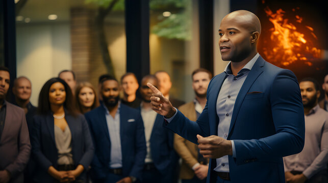 Speakers organize training to educate employees.