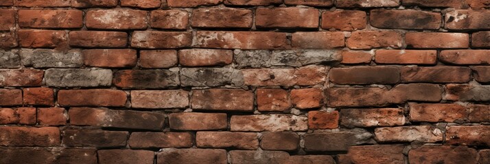 Obraz premium Ancient Brick Creative Abstract Photorealistic Texture. Screen Wallpaper. Digiral Art. Abstract Bright Surface Background. Ai Generated Vibrant Texture Pattern.