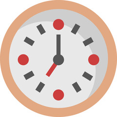 Simple Clock Illustration