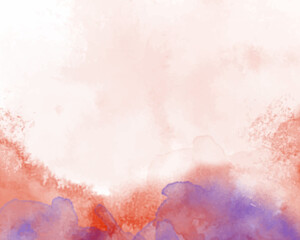 Fototapeta premium Abstract splashed watercolor background. Design for your cover, date, postcard, banner, logo.
