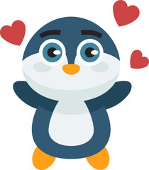 Cute Penguin Illustration
