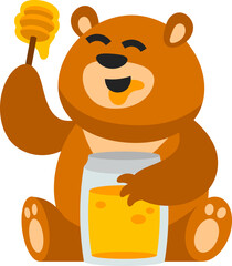 Cute Bear Illustration