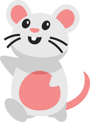 Cute Happy Mouse