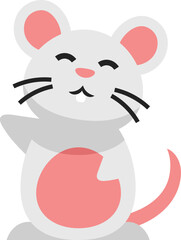 Cute Happy Mouse