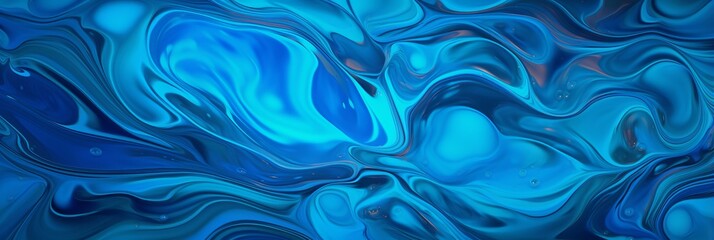 Blue Slime Creative Abstract Photorealistic Texture. Screen Wallpaper. Digiral Art. Abstract Bright Surface Background. Ai Generated Vibrant Texture Pattern.