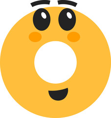 Geometric with Cute Face