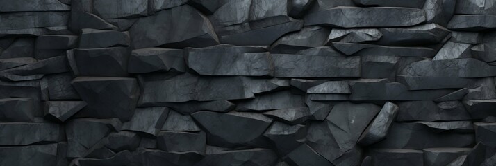 Coal Creative Abstract Photorealistic Texture. Screen Wallpaper. Digiral Art. Abstract Bright Surface Background. Ai Generated Vibrant Texture Pattern.