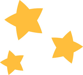Obraz premium Cute Stars Illustration