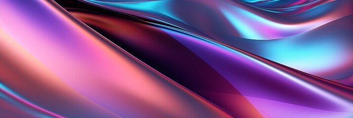 Holo Glossy Surface Creative Abstract Photorealistic Texture. Screen Wallpaper. Digiral Art. Abstract Bright Surface Background. Ai Generated Vibrant Texture Pattern.