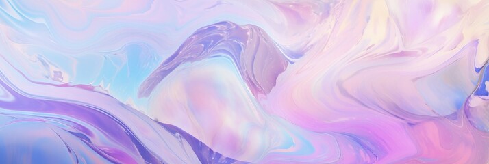 Obraz premium Holo Marble Creative Abstract Photorealistic Texture. Screen Wallpaper. Digiral Art. Abstract Bright Surface Background. Ai Generated Vibrant Texture Pattern.