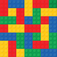 colorful block puzzle patterns, colored red, yellow, green and blue