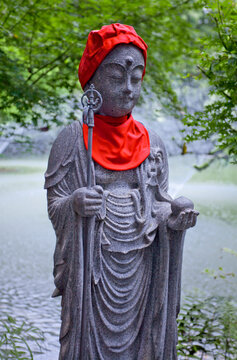 Benzaiten Jizoson and Fountain in Inokashira Onshi Park, Musashino, Tokyo,Tokyo,Japan