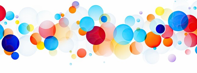 rainbow circles in different colors, in the style of contemporary candy-coated, abstraction